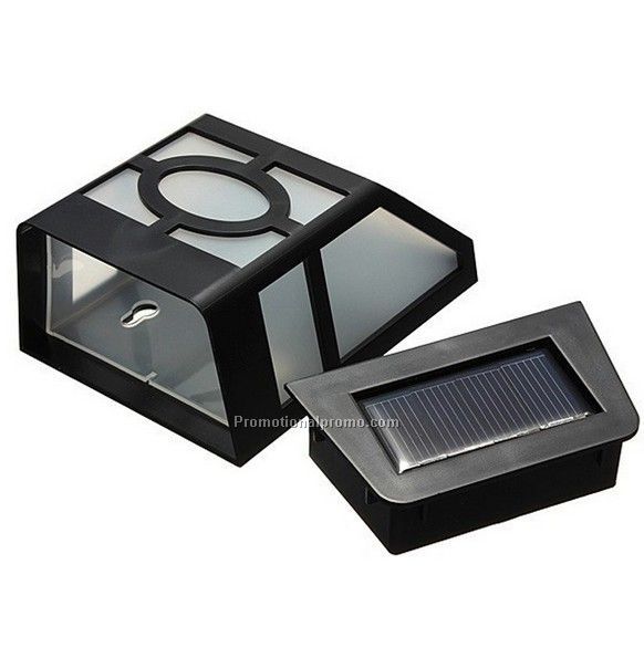 Solar led garden wall lamp