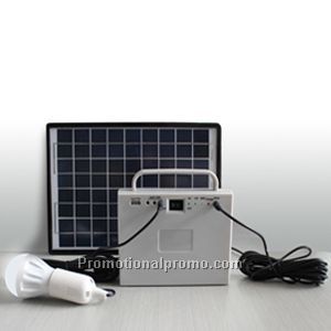 Solar power bank lighting system