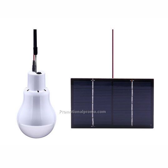 Portable solar light, solar bulb