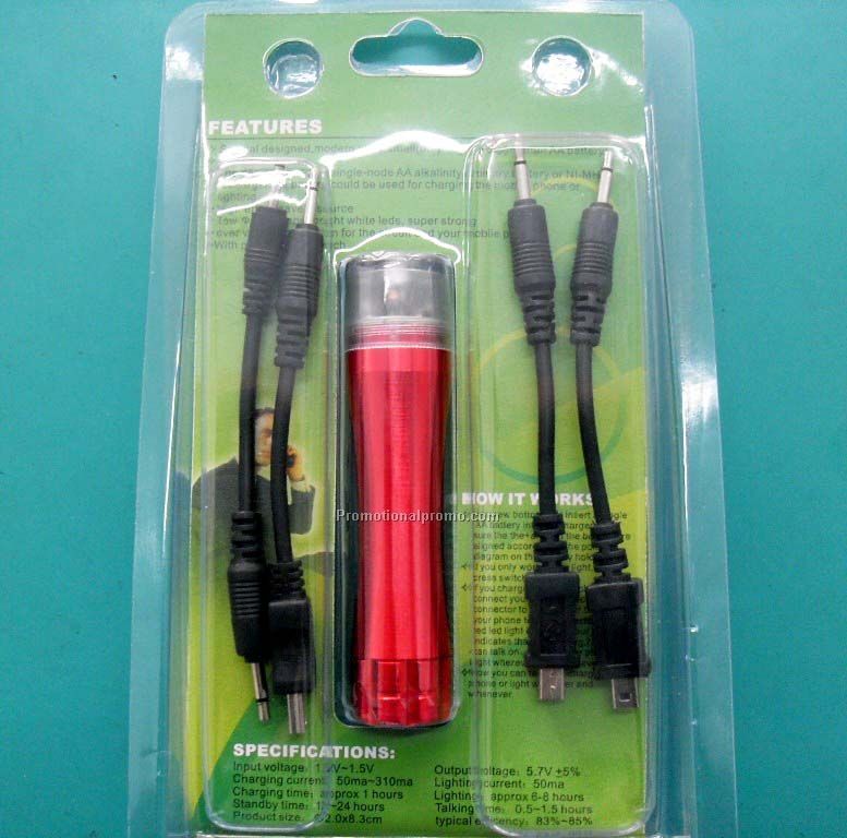 Emergency mobile phone charger