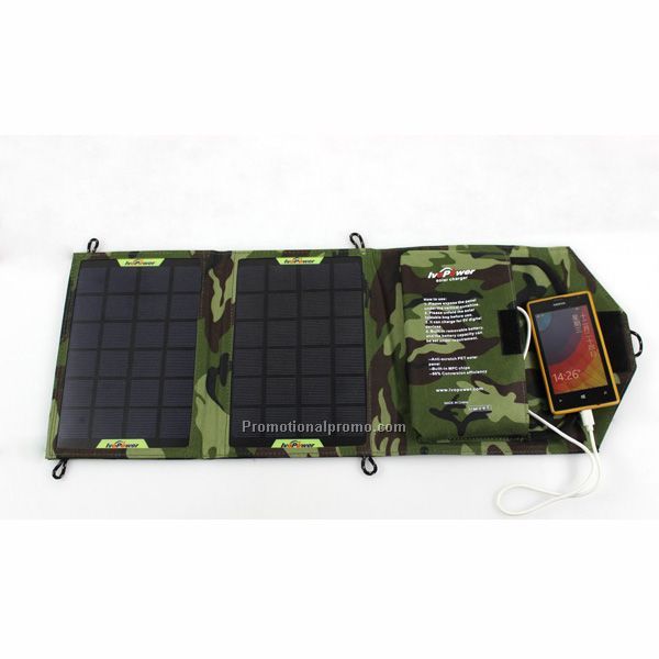 7W 2-panel Foldable Solar Charger
