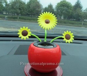 Automotive Solar Energy Dancing flower For Promotion
