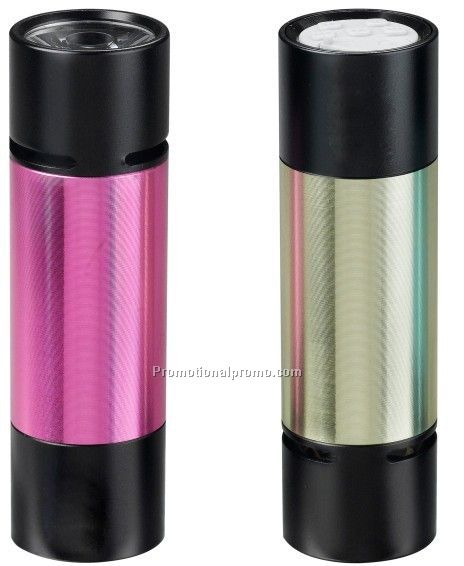 Sport Metal Speaker with led torch