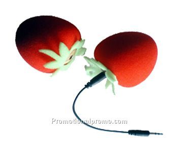 Mini strawberry sponge speaker