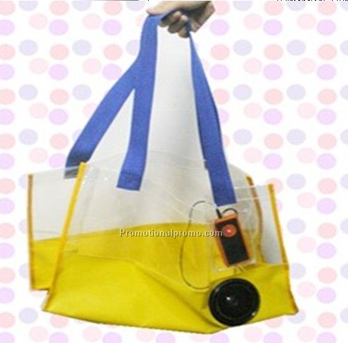 Promotional PVC handbag speaker