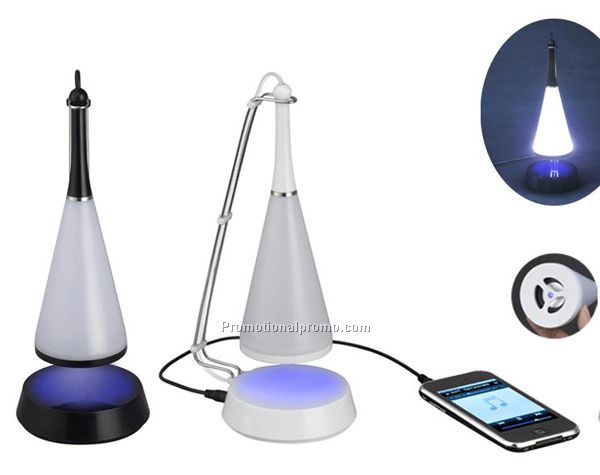 Multi-function 2 in 1 Touch Senor LED Lamp Desktop Mini Speaker Night Illumination Wireless Bluetooth LED Lamp Speaker