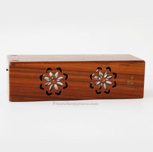 Genuine wood bluetooth speaker