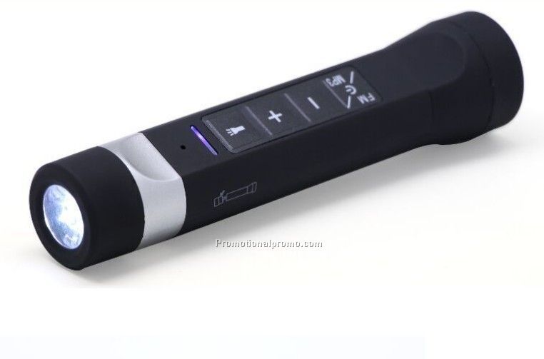 Portable Multifunctional Mini Bluetooth Speaker with Bike LED Flashlight