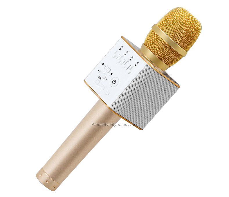 Portable bluetooth karaoke microphone for mobile phone , Bluetooth speaker