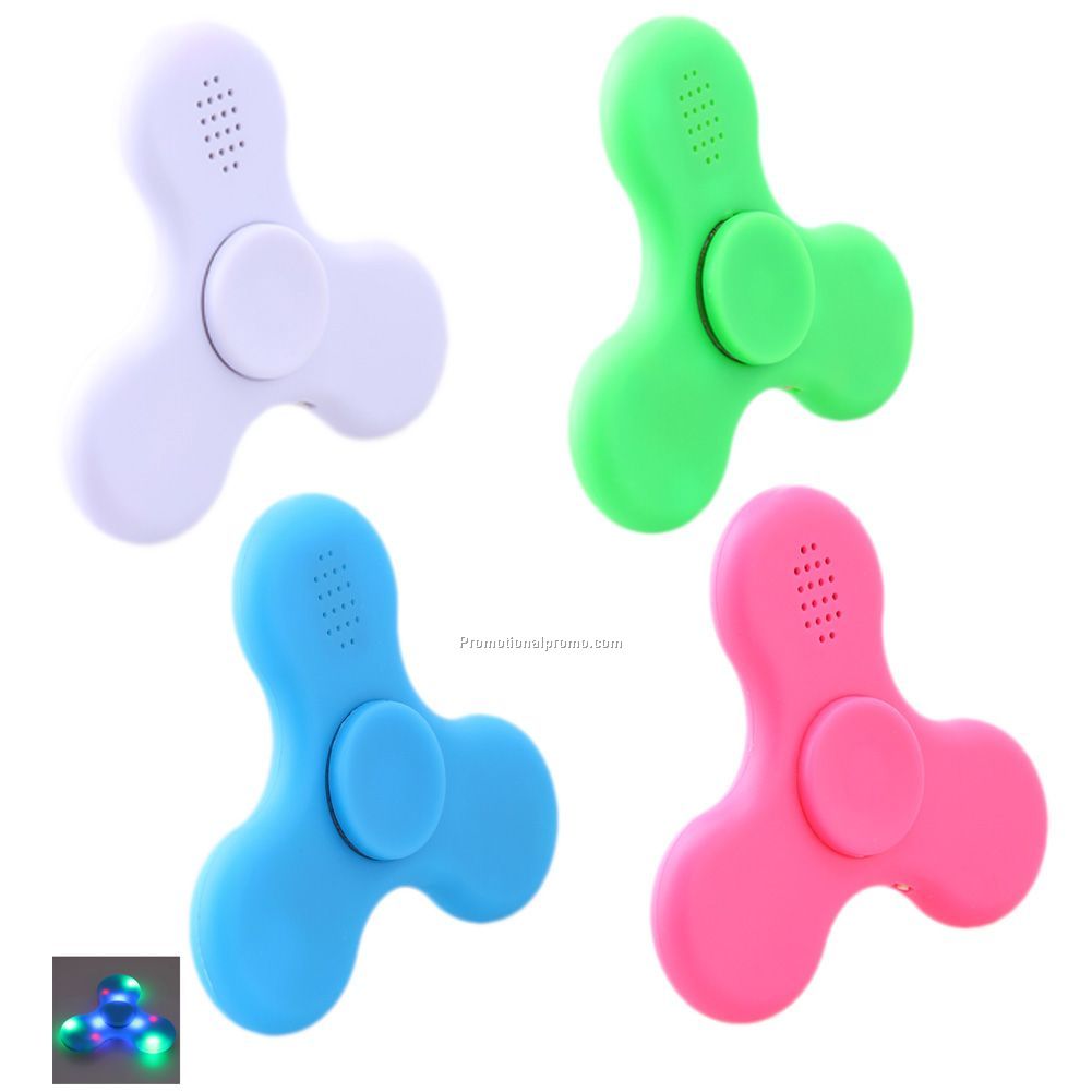 LED MINI Bluetooth Speaker Music Fidget Spinner EDC Hand Spinner For Autism And Kids