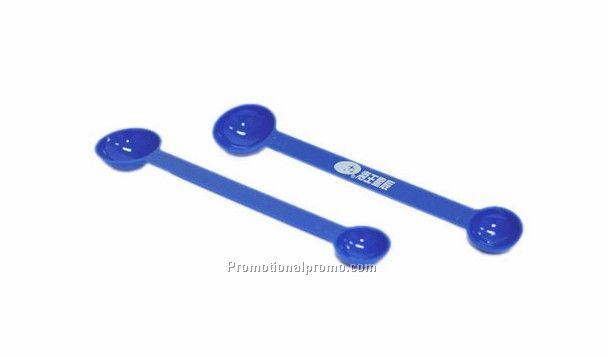 Plastic 1-3g double salt spoon, plastic measuring spoon