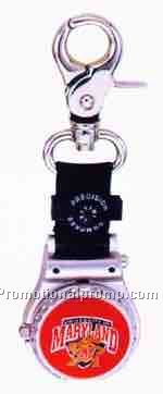 Horseshoe Key Ring Fob Watch w/ Compass