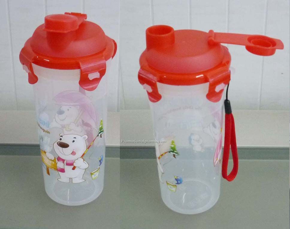 Plastic sports bottle