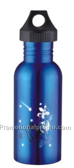 550 ml Blue Aluminium Sports Bottles
