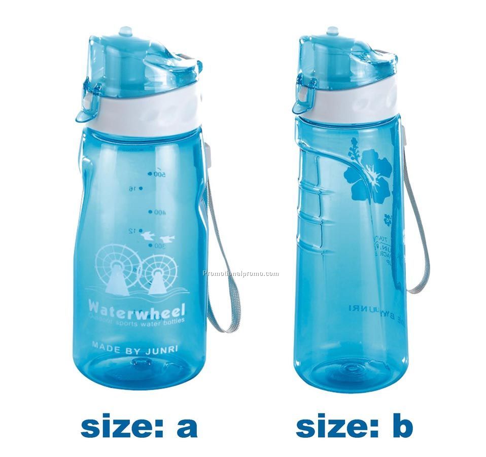 Plastic sports bottle