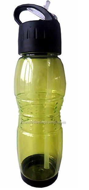 Plastic 800ML Sports Bottle with Straw