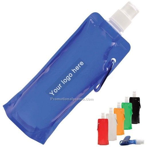 Portable plastic water bottle