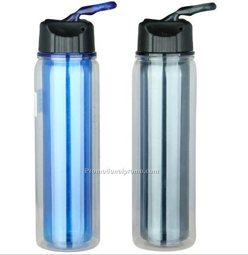 Double-wall tritan water bottle