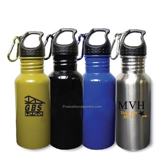 Promotional Sport Stainless Steel Bottle with Carabiner