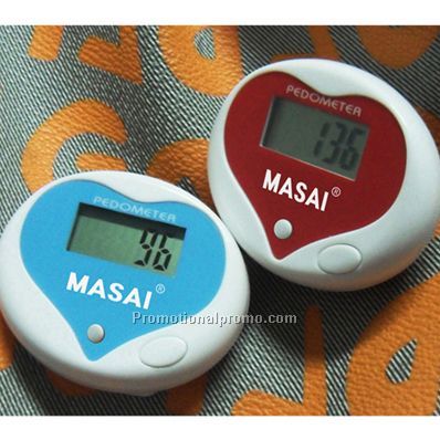Multifunctional heart-shape pedometer