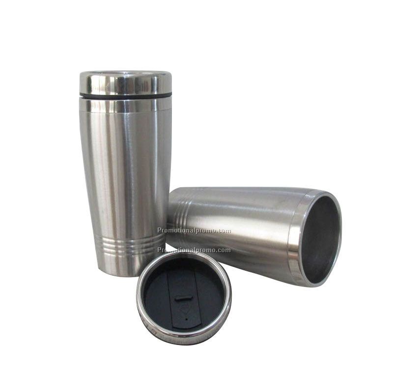 Double wall stainless steel mug, Stainless steel travel mug