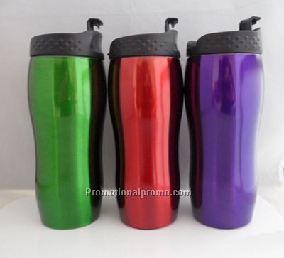 Double wall stainless steel mug, Stainless steel travel mug