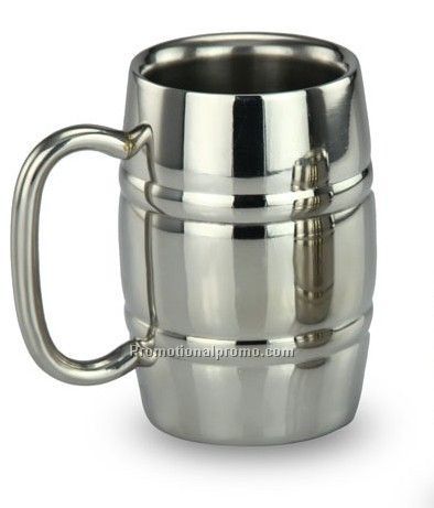 Double wall stainless steel beer mug bottle