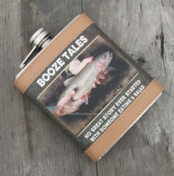 PU surface stainless steel mini flask