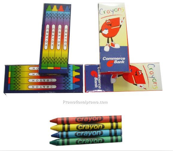 Promotional 4 Pack crayons