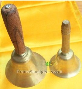 Brass Bell With Wooden Handle
