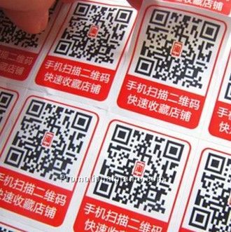 .004 Custom Shape Clear Gloss Vinyl Decals / adhesive face