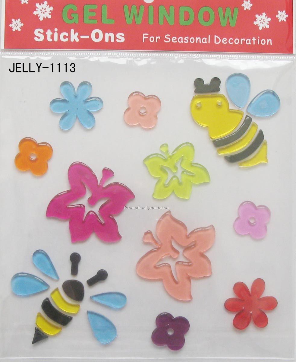 Bee Shape Gel Window Sticker