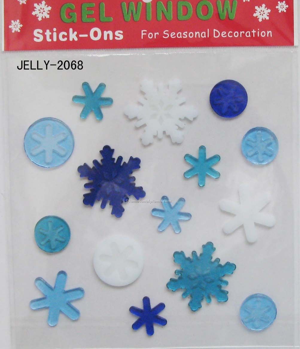 Snow Shape Gel sticker