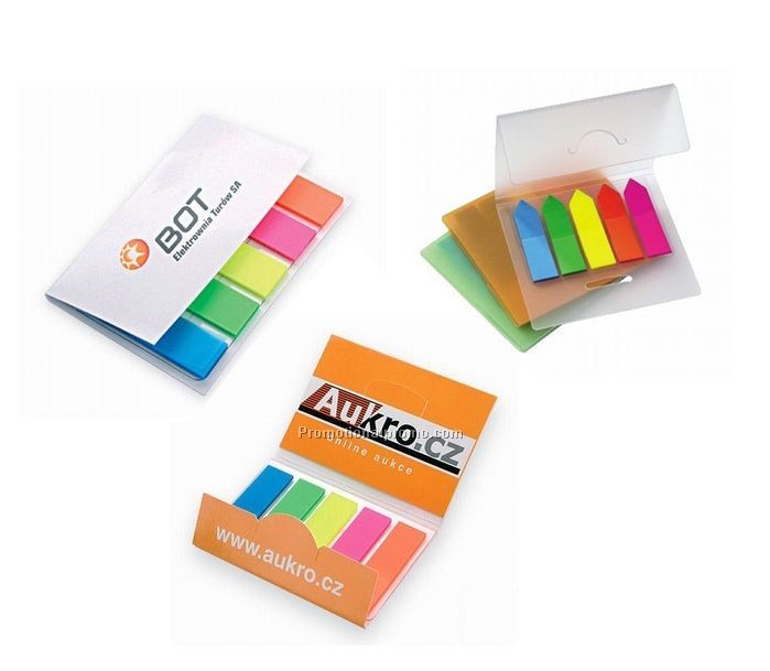 Five colors note pads
