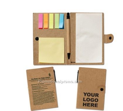 Recycled Notebook with Stick