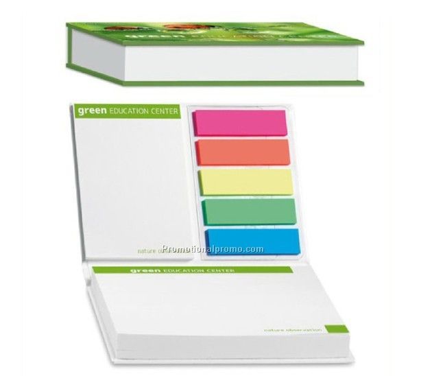 Book Sticky Note Pad