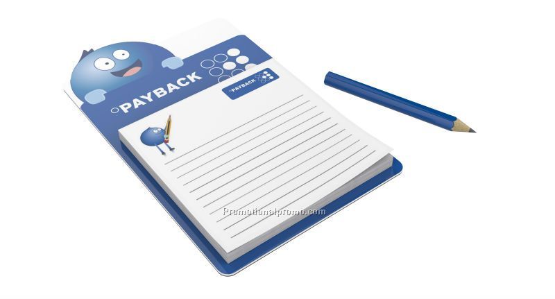 Peel Stick Business Card Magnetic notepad