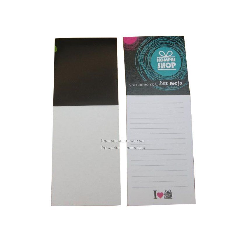 Peel Stick Business Card Magnetic notepad, magnetic fridge notepad, Magnetic notepad