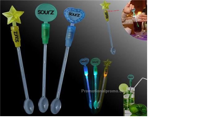Promotional LED stirrer with different shape