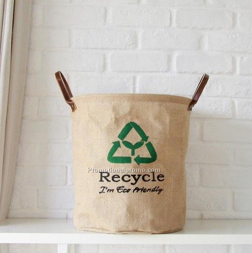 Eco-friendly fabric storage bucket
