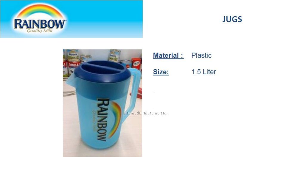 plastic jug rainbow