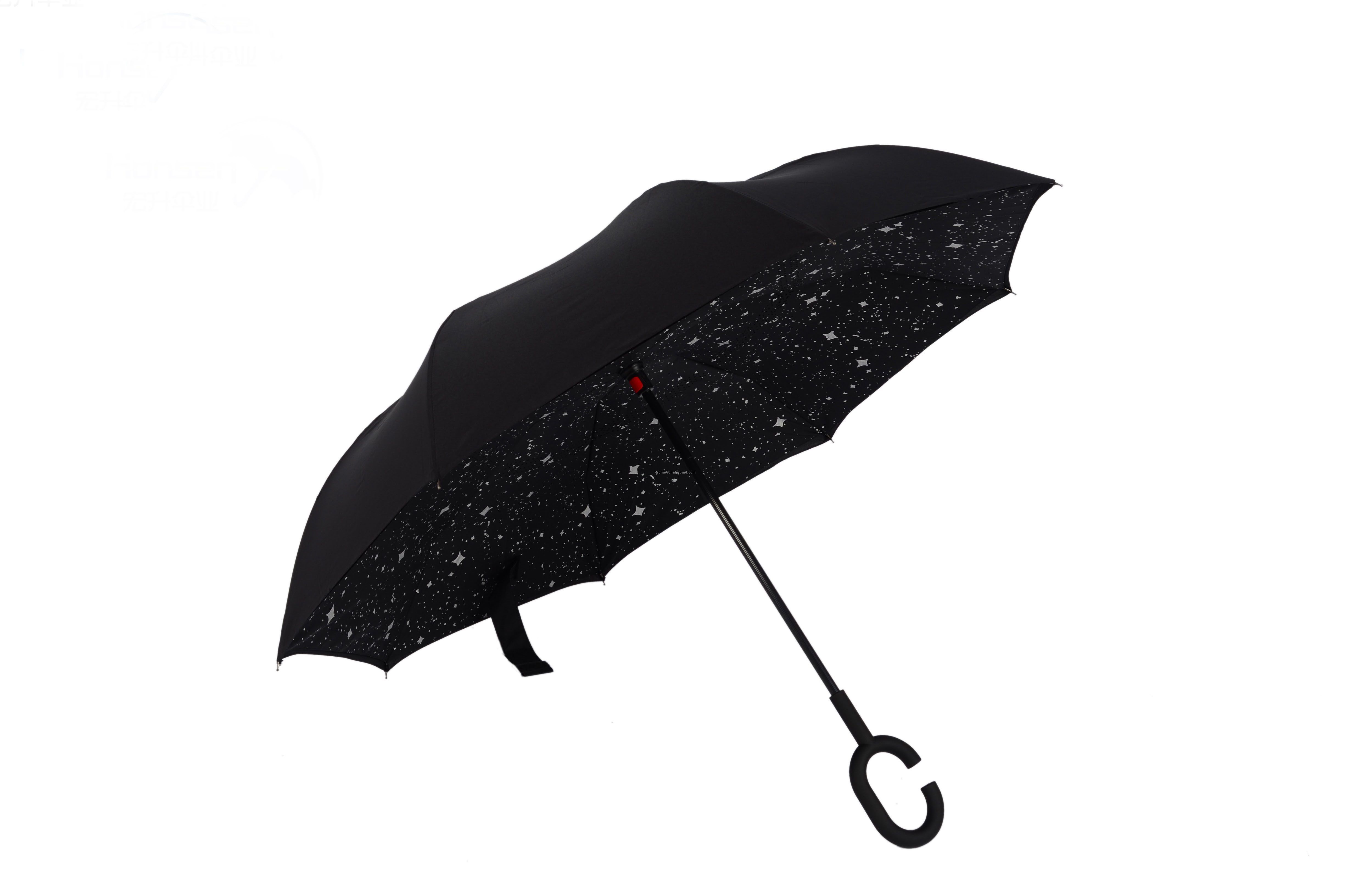 Waterproof Reverse Folding Double Layer Inverted Umbrellas