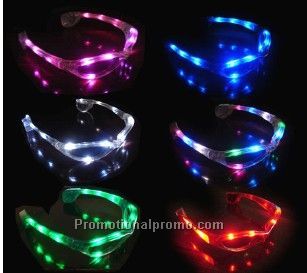 11pcs led flashing sunglasses