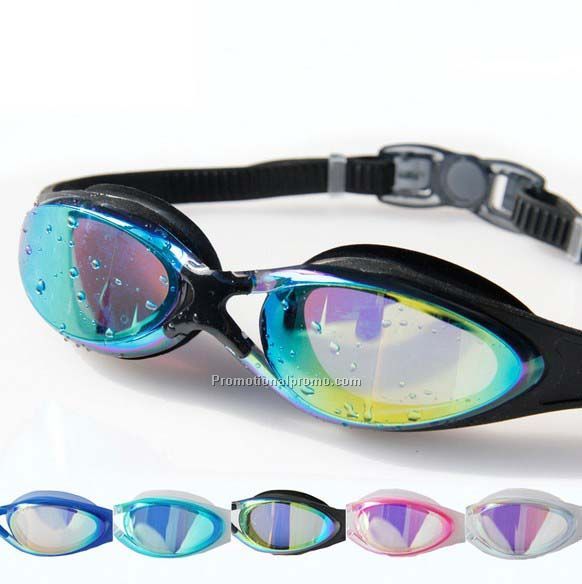 Color eyeshield swimming goggles