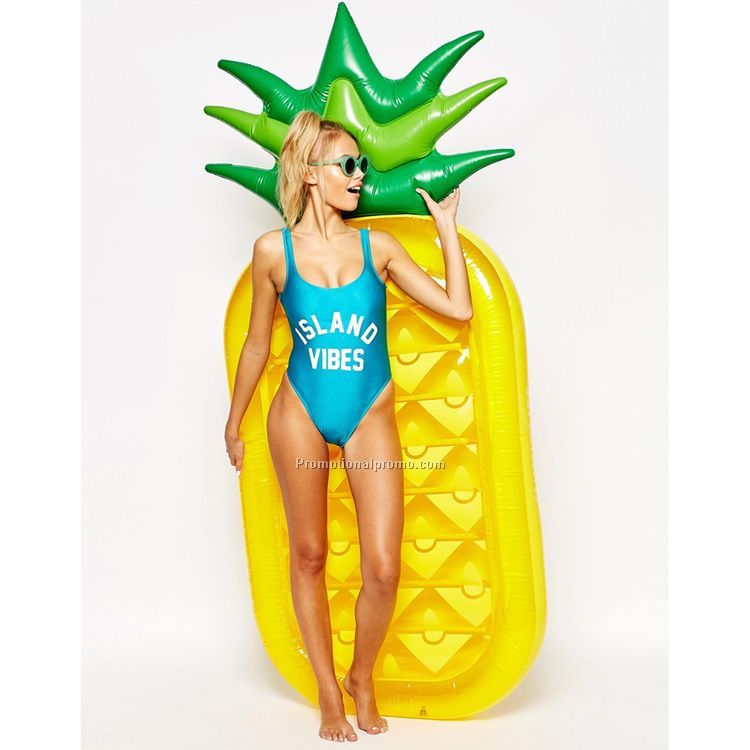 Promo customized hot sale adult beautiful pineapple swiming inflatable pool float