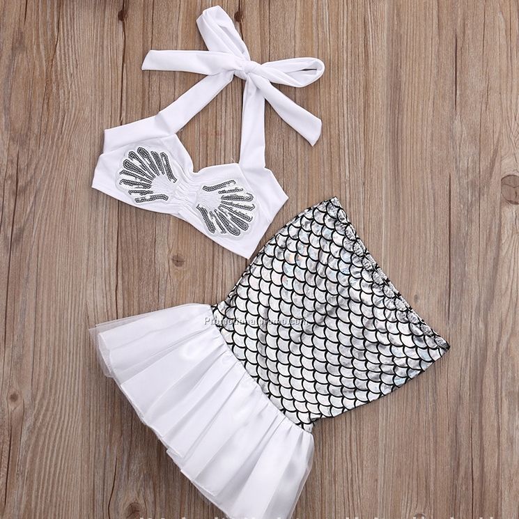 Creative Kids Mermaid Tail Swimwear Suit