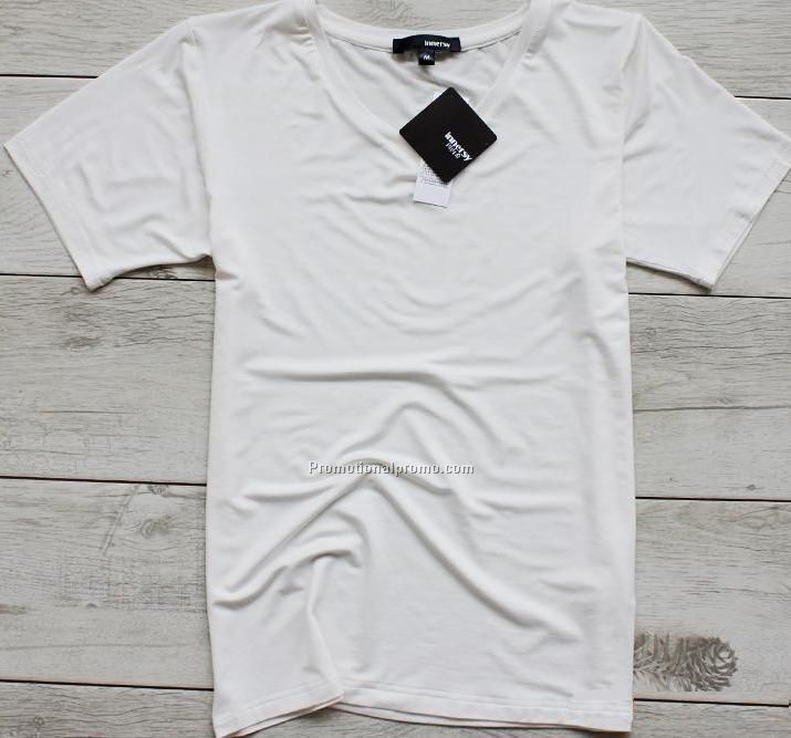 V neck T-shirt (100%cotton)