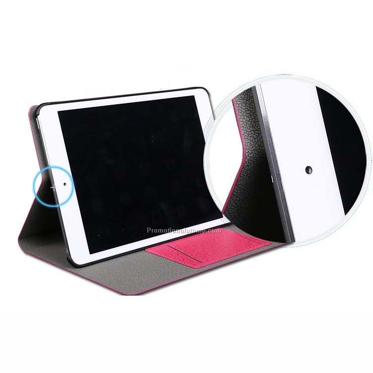 High quality leather case for ipad mini 2/3, folding vase for ipad mini
