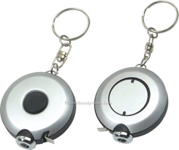 LED torch and tape measure