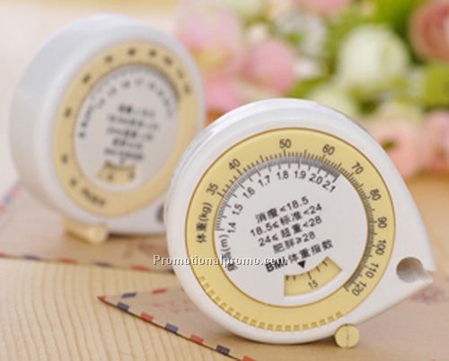 Water drop shaped Healthy BMI measuring tape